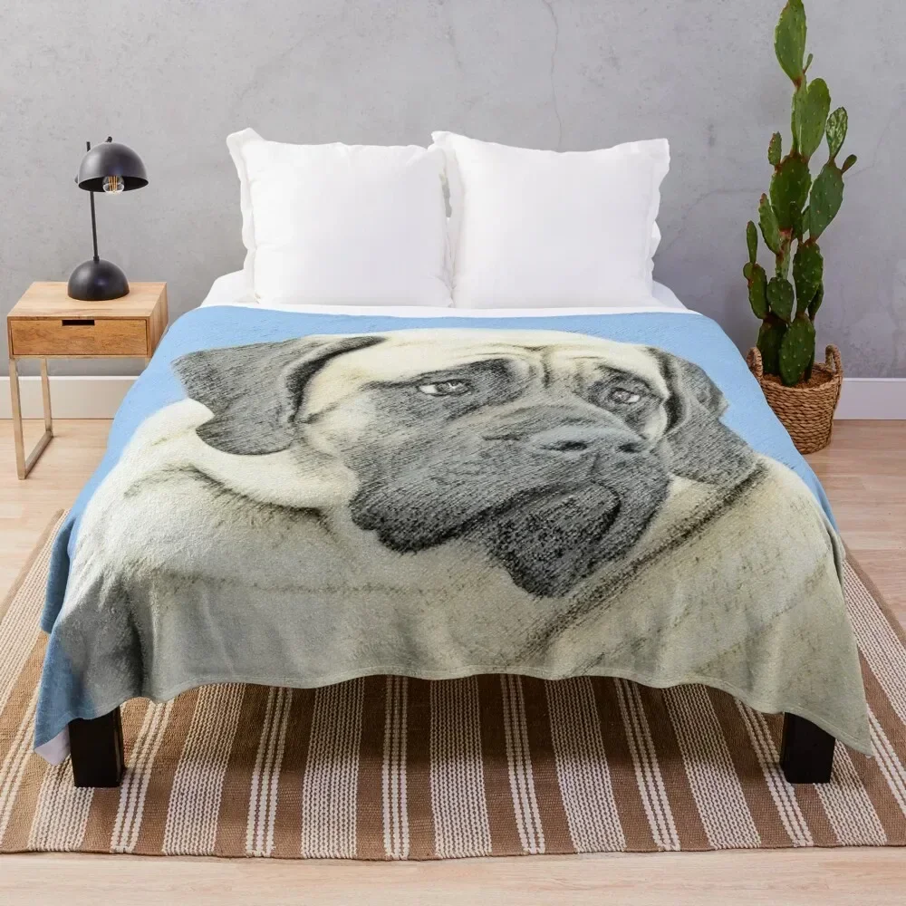 

English Mastiff (Fawn) Throw Blanket christmas gifts Soft Plaid anime Sofa Quilt Blankets