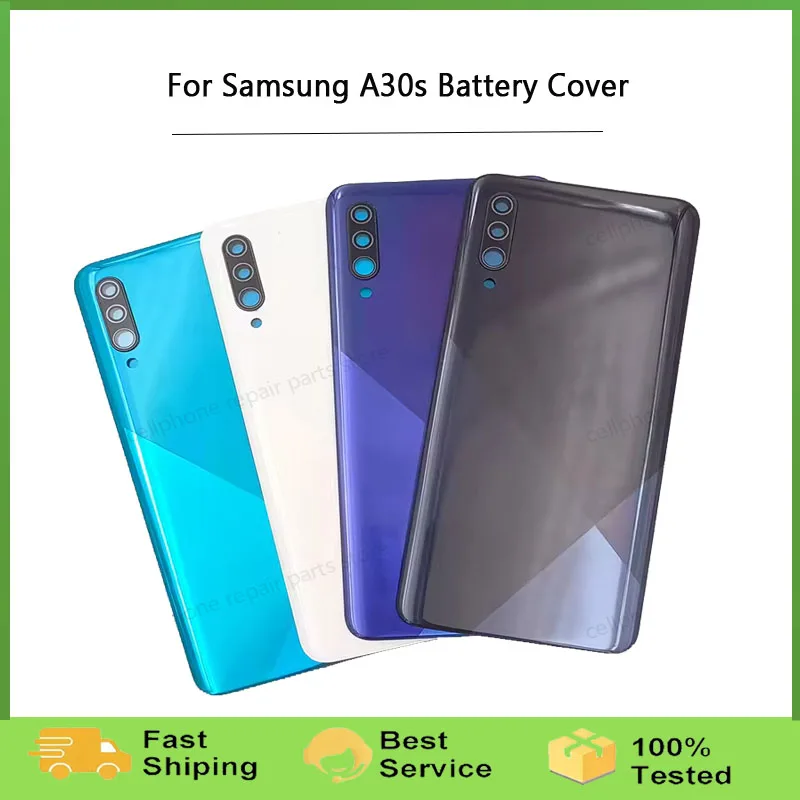 Для Samsung A30s аккумуляторная задняя крышка панель запасные части для Galaxy A307 A307FN A307G с объективом камеры корпус задней двери Cas Для Samsung A30s аккумуляторная задняя крышка панель запасные части для Galaxy A307 A307FN A307G с объективом камеры корпус задней двери Cas