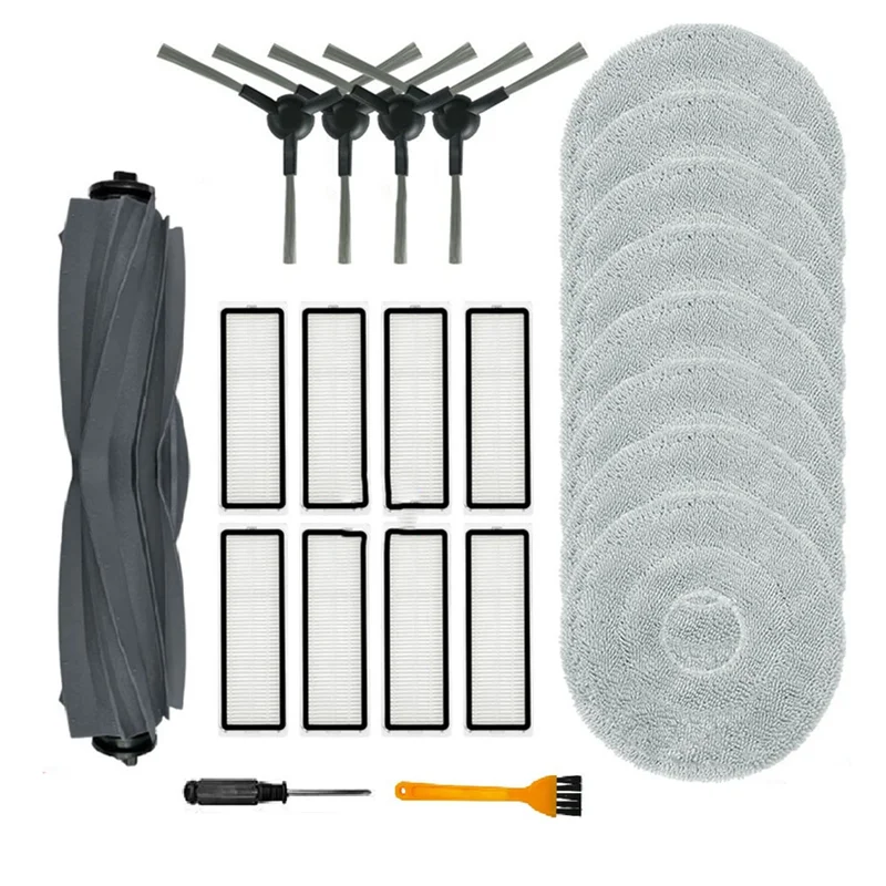 BAAM-cepillo lateral principal filtro de partículas HEPA paño de mopa para Dreame L10s Pro Gen 2 accesorios de Robot aspirador