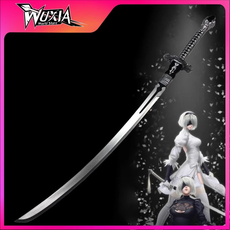 

105cm NieR:Automata Sword 1:1 Virtuous Contract Katana Sword Weapon Game Peripherals Cosplay Stage Props Safety PU Model Gifts