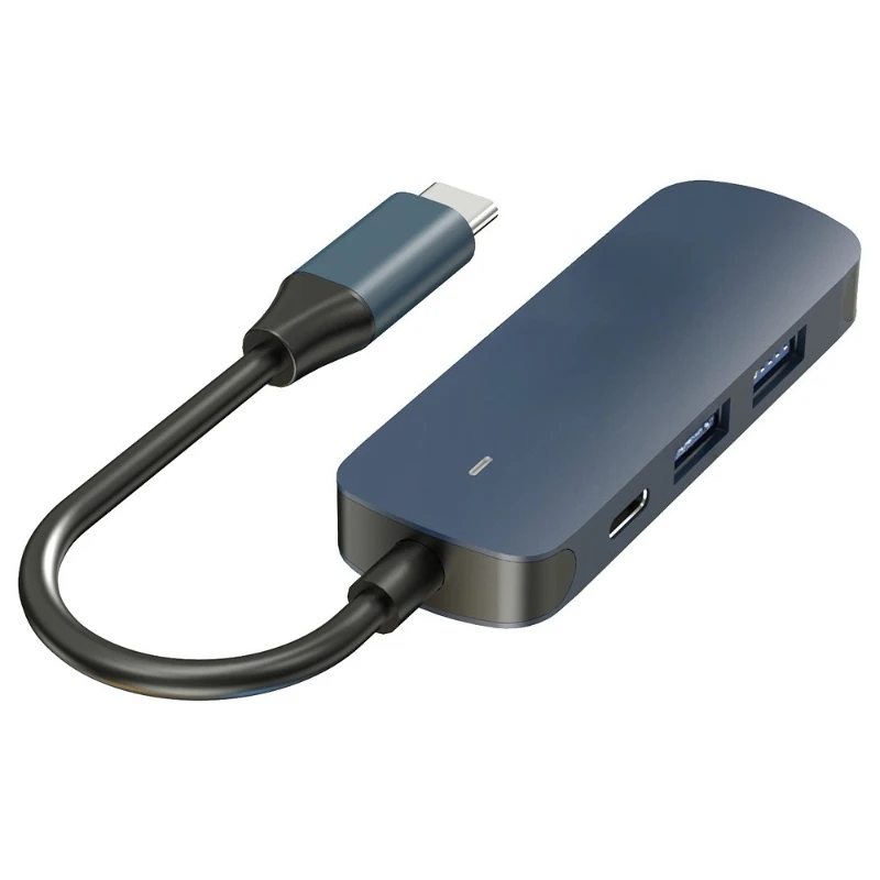 

4-In-1 docking station USB3.0 notebook docking station supports PD fast charging HDMI high definition cable