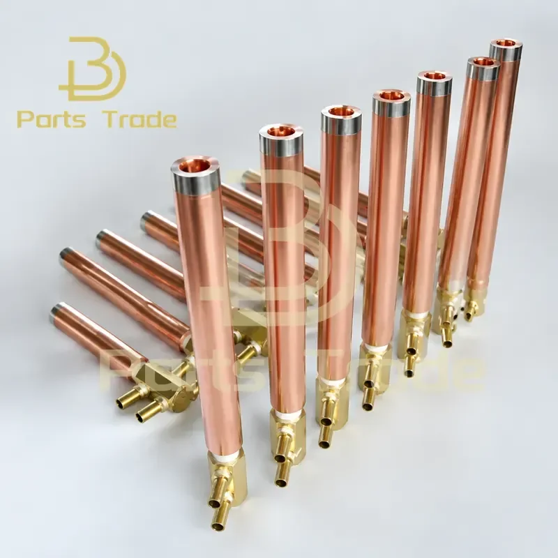 Spot Welding Machine Electrode Grip Rod Water Cooling Copper Rod 20 22 25 30 32 Chrome Zirconium Copper Red Copper Grip Rod