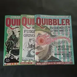 New Magic Movie Peripheral Magazine Anime Quibbler English Retro Cosplay Props Fan Collection Gift
