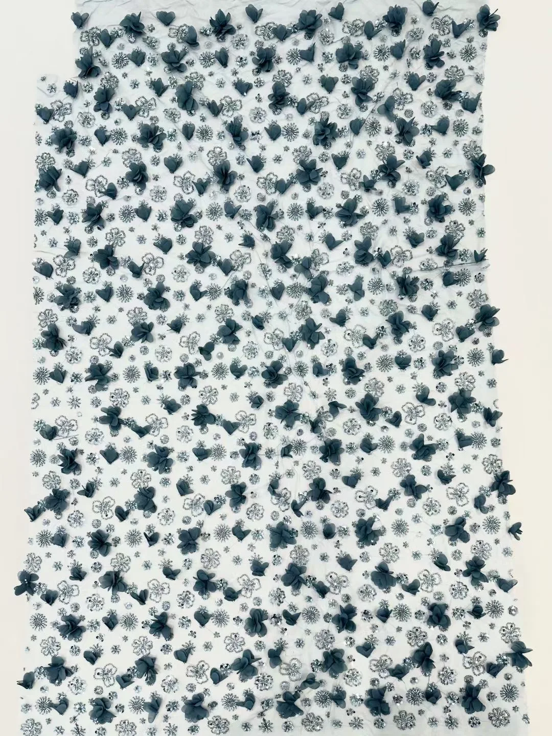 

New Arrival African Water Soluble Sequins Lace Fabric 2025 High Quality Nigerian Guipure Cord Lace Fabric For Woman Praty Dress