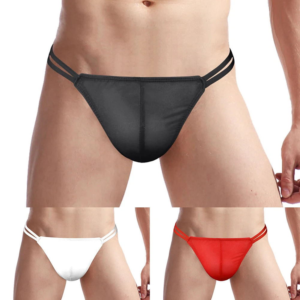 

Men Sexy Underware String Homme Jockstrap Bulge Pouch Low Rise G-String Tight T Pants Thong Briefs Breathable Underwear