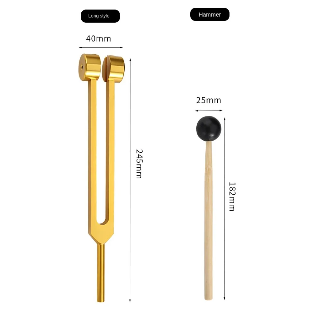 Cura Chakra Tuning Fork Set, Liga de alumínio, Terapia do som, Bio-Acústico, Colorido, Portátil, 128 Hz