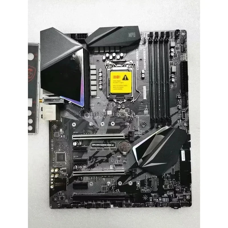 For MPG Z390 GAMING EDGE AC Motherboard 32GB LGA 1151 DDR4 Micro ATX Mainboard 100% Tested good