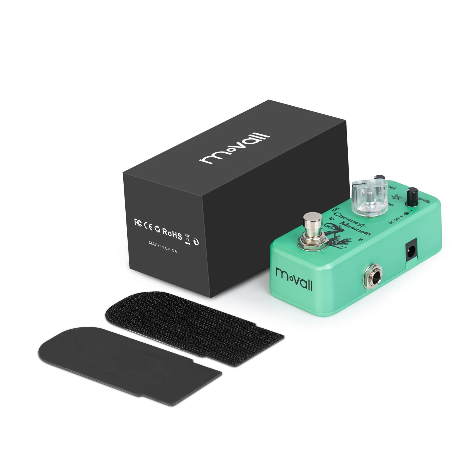 Movall MP-309 Chorus Mermaid Guitar Effect Pedal Mini Analogue Chorus Pedal True Bypass Electric Guitar Parts & Accessories