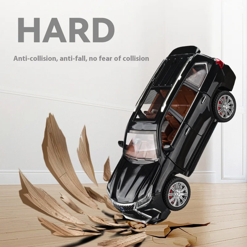 1:24 Lexus LX570 Off Road SUV Alloy Diecast Car Model Computer Desktop Collection Hobby Ornament Gift For Boyfriend Present Box