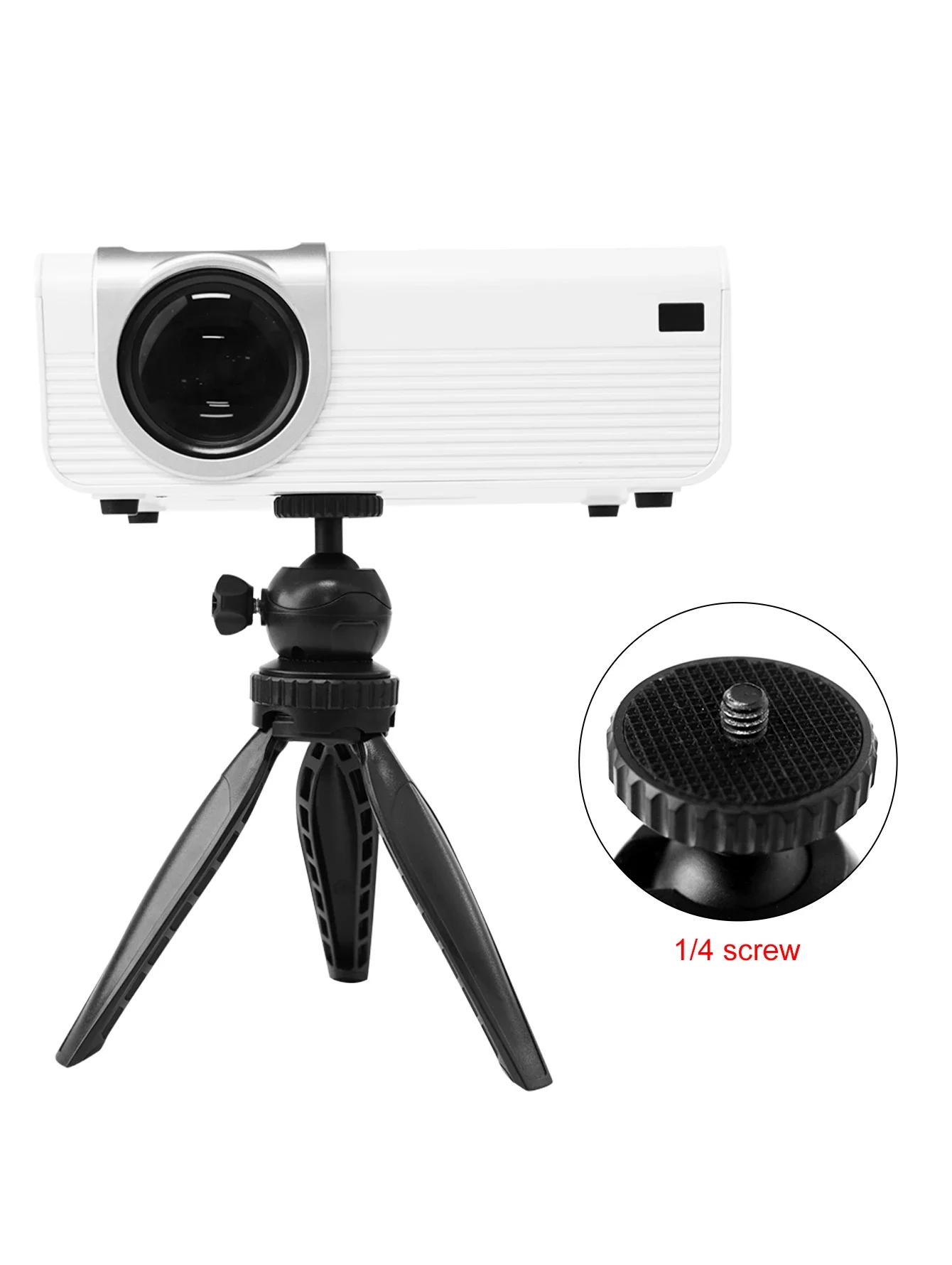 

TD80W HY300 Кронштейн для проектора Мини-настольный штатив 1/4 "Свинт крепления Портативный HY300Pro HY320Мини-проектор Настольный штатив-подставка