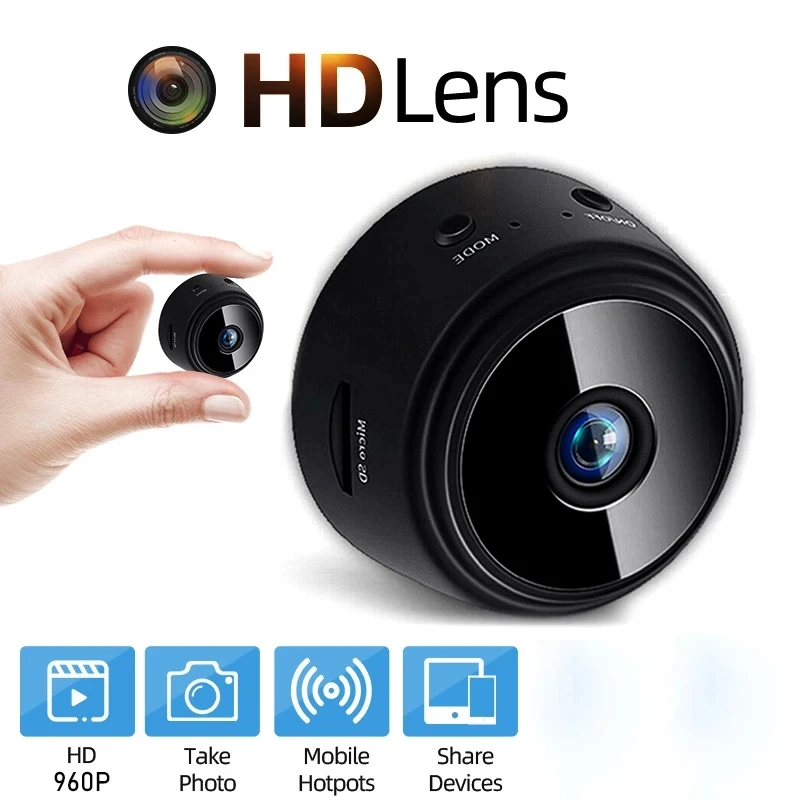 

A9 Mini Camera WiFi Motion Detection 960P HD Night Version Micro Voice Recorder Video Surveillance IP Wireless Camcorders