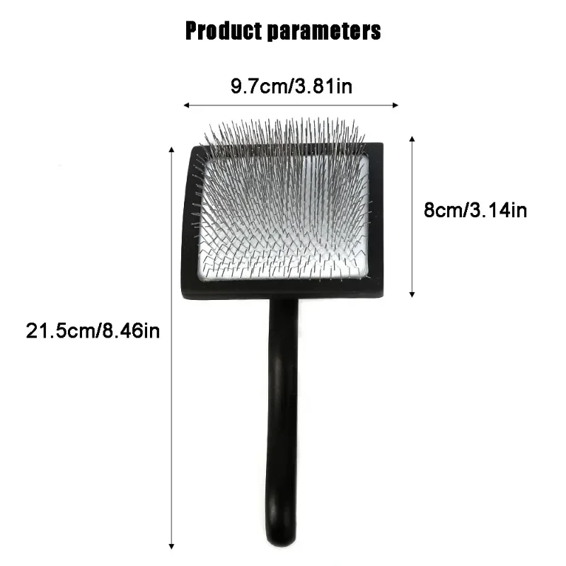 Pet Grooming Hair Remover Brush Manual Household Beauty Hairbrush Long Handle Professional Reusable Pet Grooming Supplies