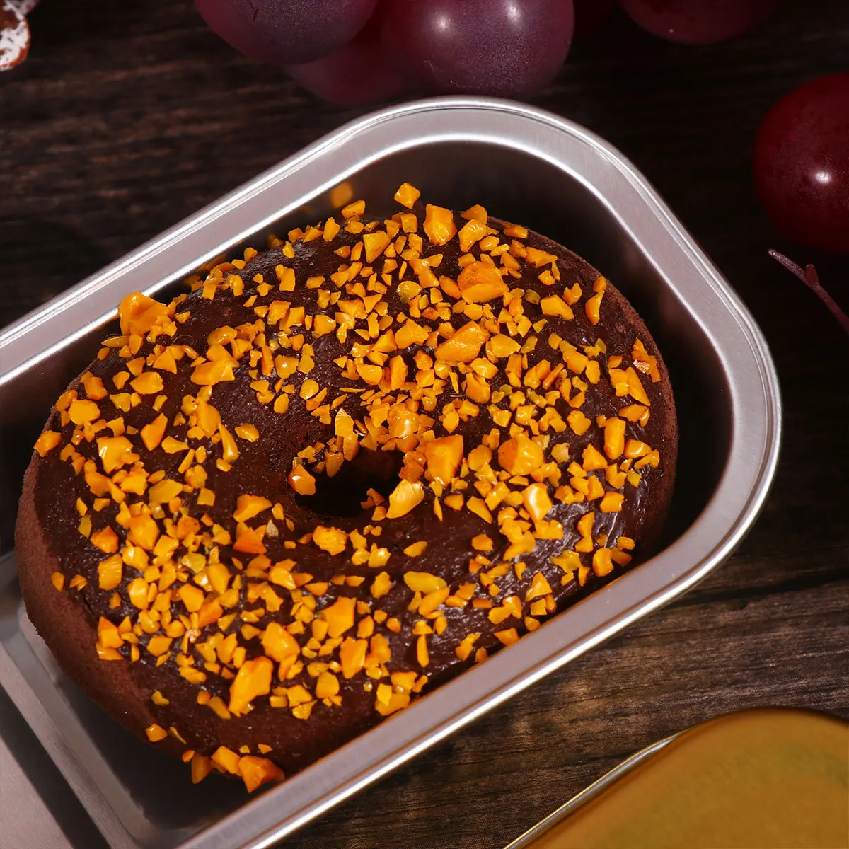 

10Pcs Rectangular Aluminum Foil Baking Boxes Disposable Golden Food Safe Dessert Mold Heat Resistant Oven Freezer Safe