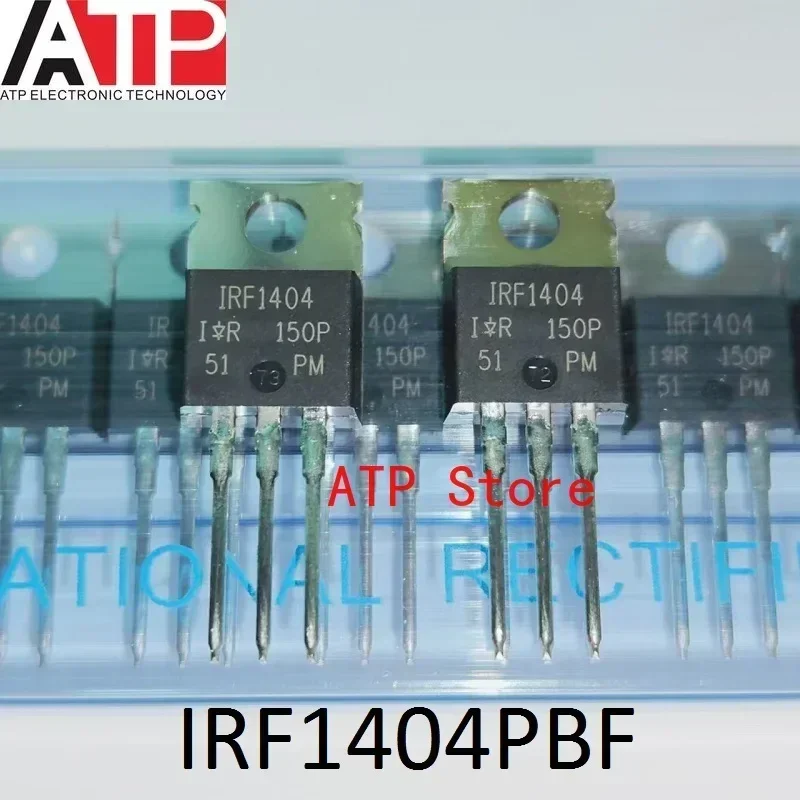 10-100PCS 100% New Imported Original IRF1404PBF IRF1404 TO-220 Transistors MOSFET 202A 40V Authentic High Quality