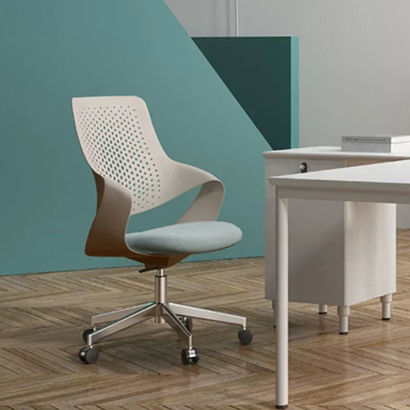 Ergonomic Roller Office Chair Wheels Modern Swivel Lounge Work Chair Mobile Fashion Silla Giratoria Office Desk Furnitures