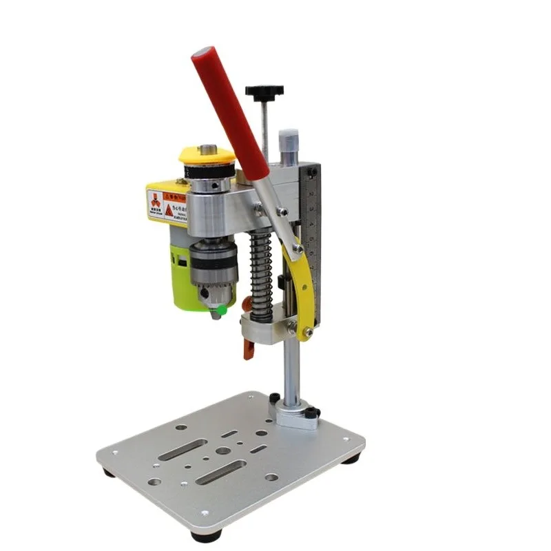 Mini Drill Press Precision Desktop Drilling Machine DIY Hole Drilling Machine 795 Motor B10 Chuck Metal Wood DIY Craft Tools