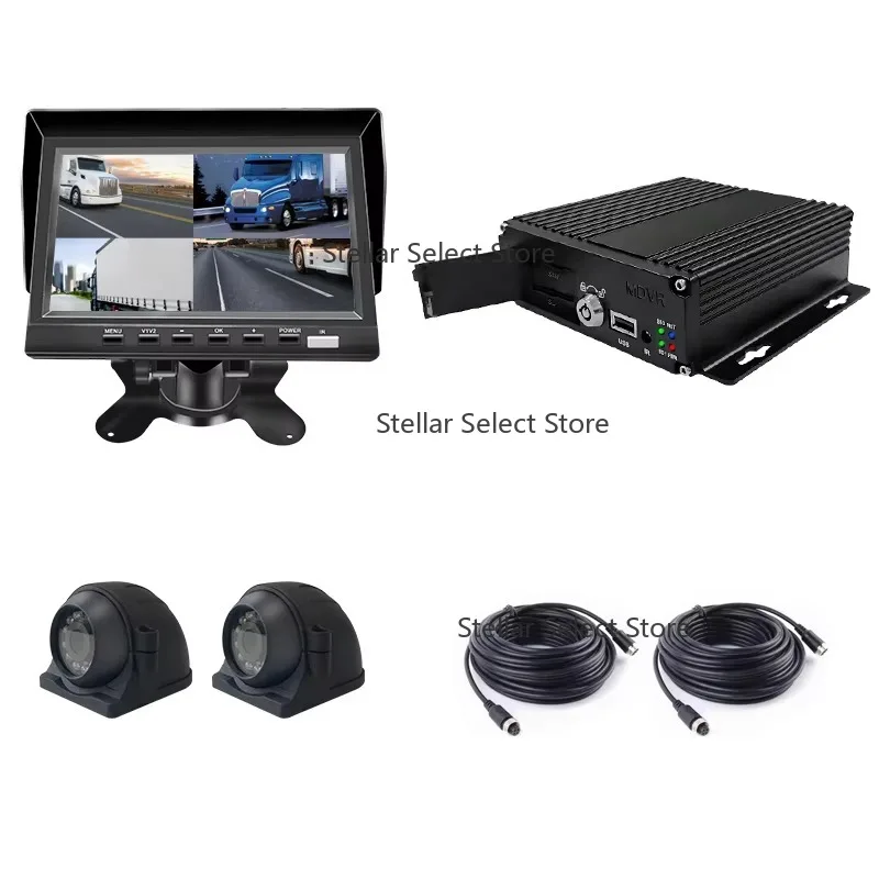 Suntex 4 Channel SD MDVR 4CH Truck Bus Car Vehicle Driving Recorder with 4g Gps Wifi Mobile DVR Fleet Tracking Monitoring System