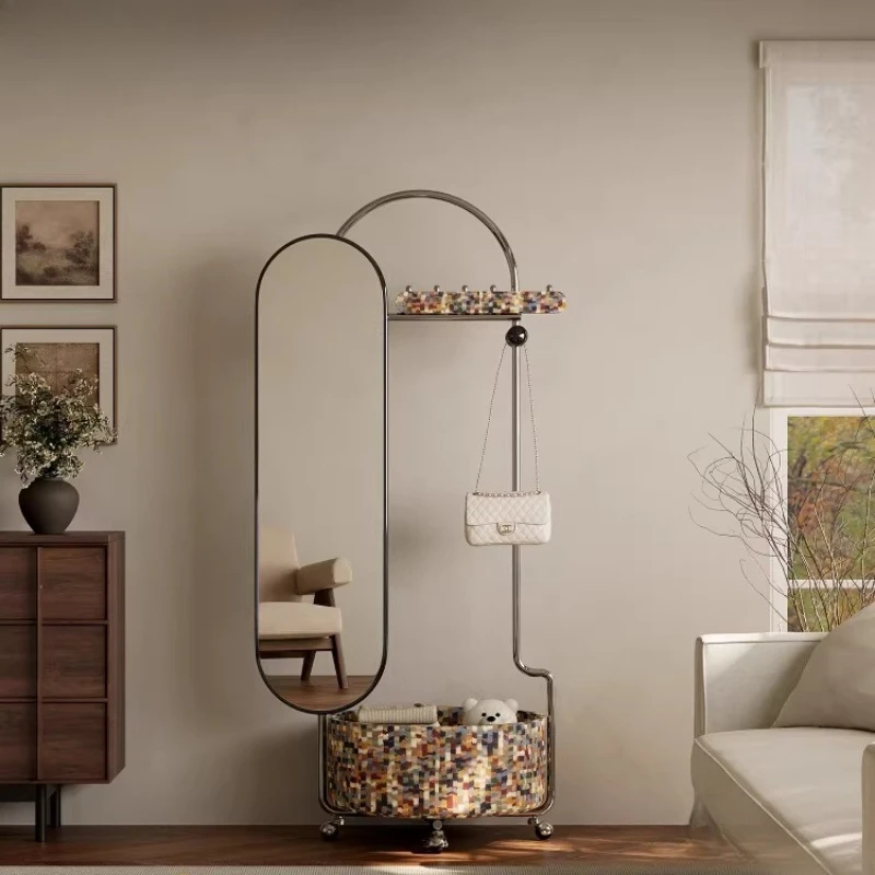 

Minimalist Wheels Clothes Rack Bedroom Display Storage Bedroom Clothes Rack Living Room Wall Design Rack De Ropa Furniture Home