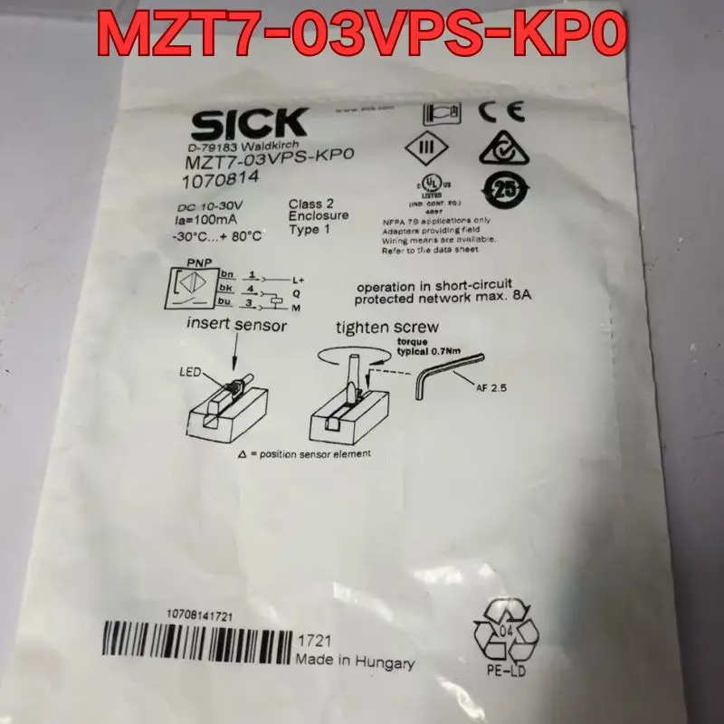 

Новый датчик MZT7-03VPS-KP0 Новейшая цена в 2025 году.