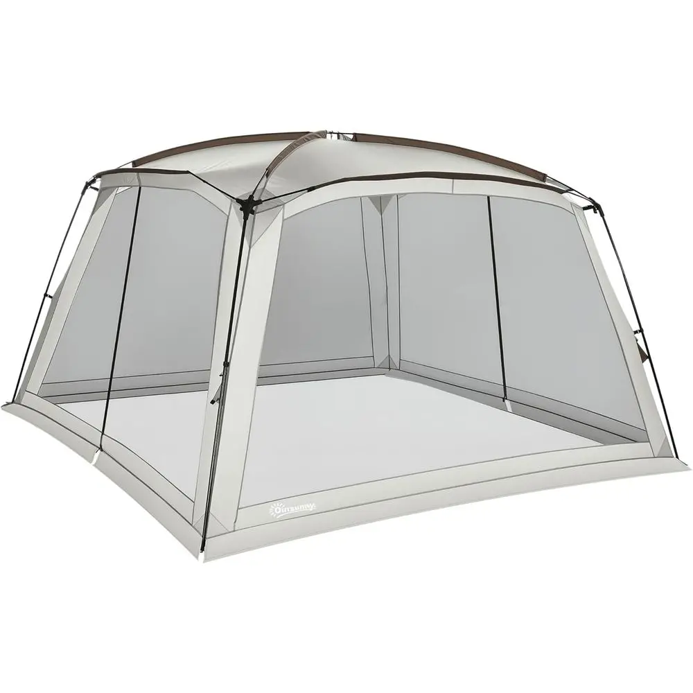 

12x12 Foot UV50+ Sun Shelter Tent with 2 Doors and Carry Bag, Ideal for Outdoor Camping and Patio Use