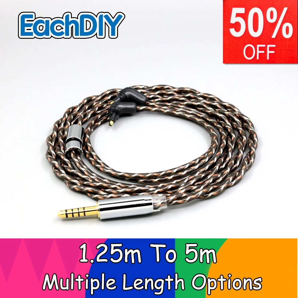 

TypeX 25AWG Litz Shielding 7n OCC Earphone Cable For MDR-EX800 MDR-7550 Sony MDR-EX1000 MDR-EX600 LN008901