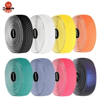 Cinta para manillar de bicicleta de carretera, cinta antideslizante de Gel de silicona para manillar, absorción de impacto, accesorios para bicicleta, 1 par