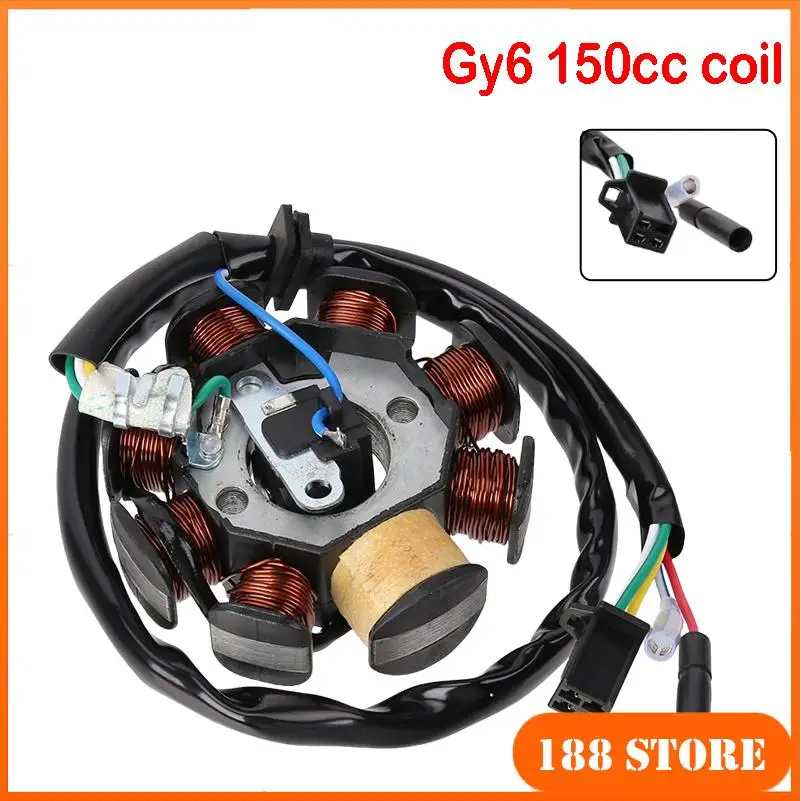 

Coil Magneto Stator For Motorcycle Off-Road Vehicle ATV Beach Motorcycle CG 125/150/200/250cc Engine Coil Parts