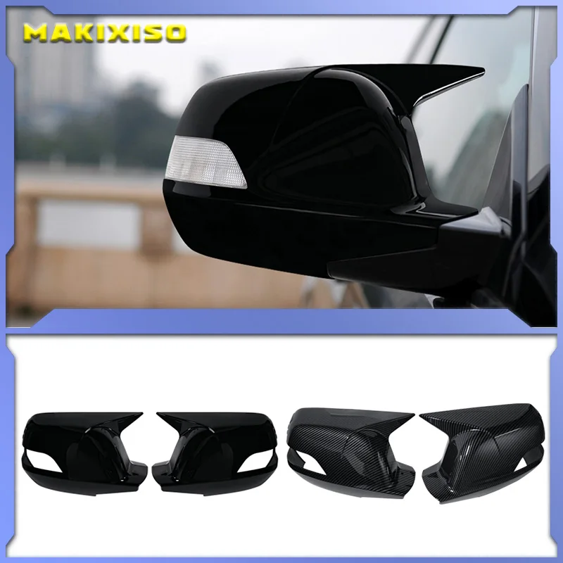 

Накладки на боковые зеркала заднего вида в форме рога из ABS-пластика под карбон для Honda CR-V CRV 2007-2011, внешние детали автомобиля