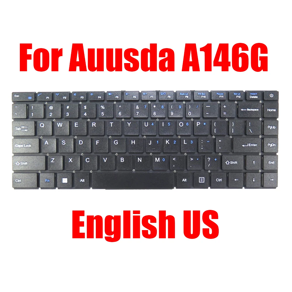 

Replacement Laptop Keyboard For Auusda A146G English US Black New