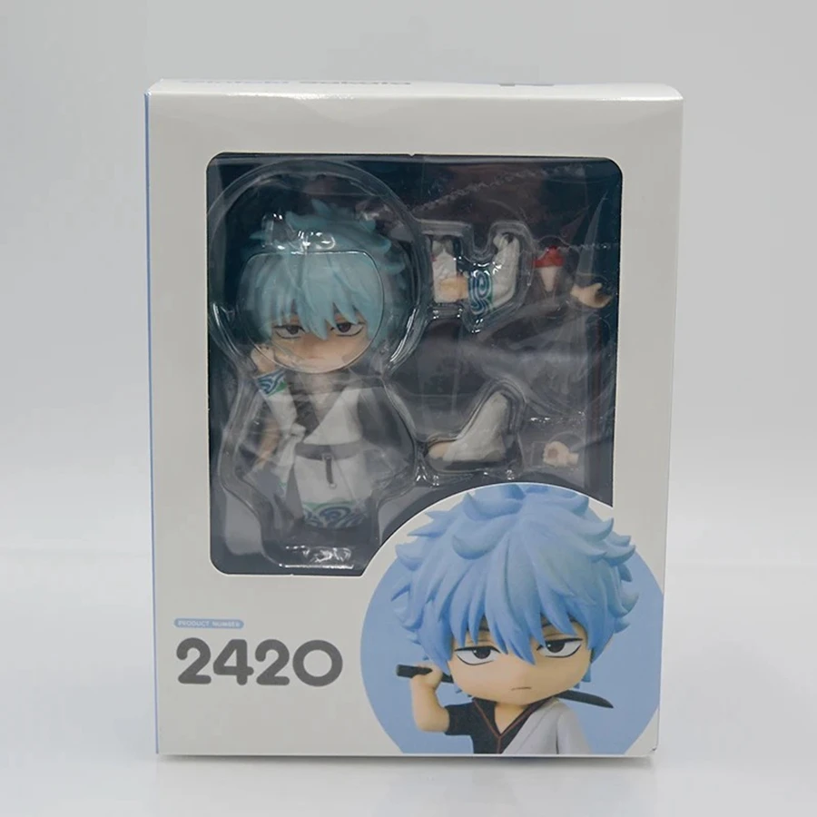 10 سنتيمتر جينتاما أنيمي الشكل # 2420 ساكاتا جينتوكي عمل الشكل روح الدعابة رجل تمثال PVC جمع نموذج ألعاب الدمى هدايا عيد الميلاد #6