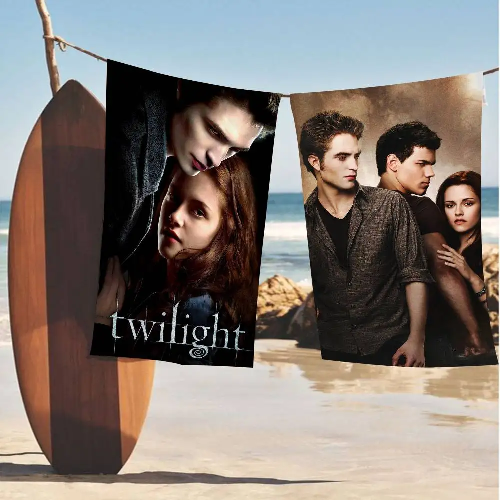 Classic Movie Twilight Anime Beach Swimming Towel Soft Absorbent Washcloth Children's Gifts for Kids Travel Camping Gym