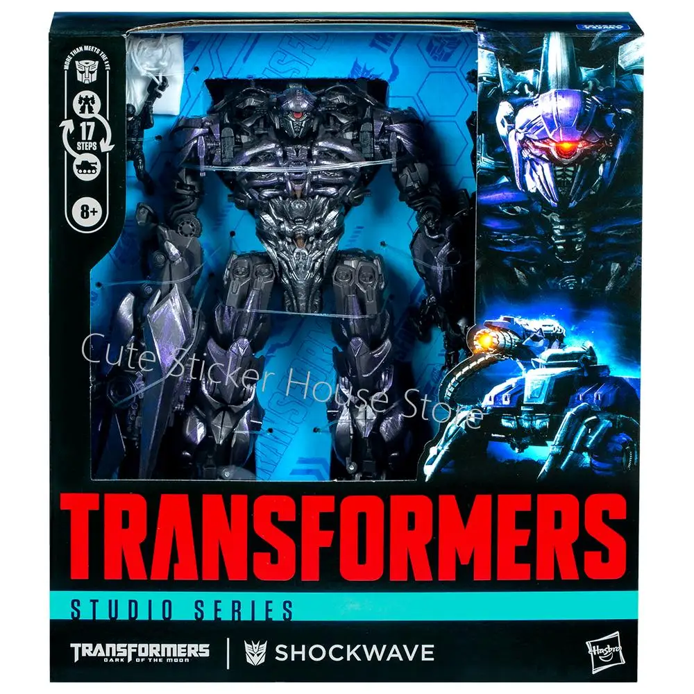 In Stock Original Hasbro Studio Series Leader Class Transformers: Dark of The Moon Shockwave Movie Model Toys Action Figure Gift