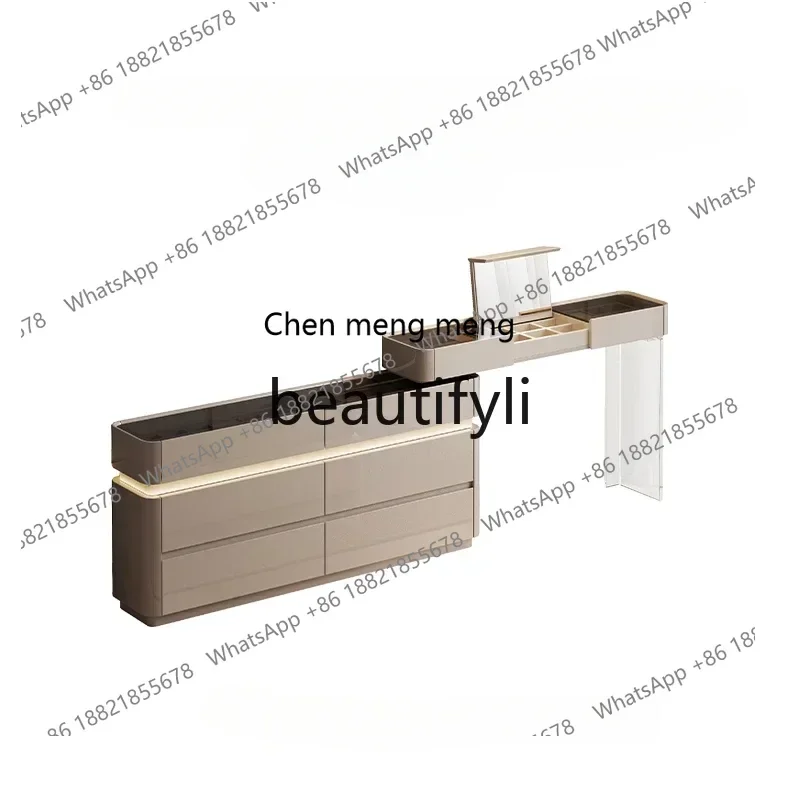 ss8350 New Light luxury modern simple makeup table storage bedside cabinet s8350