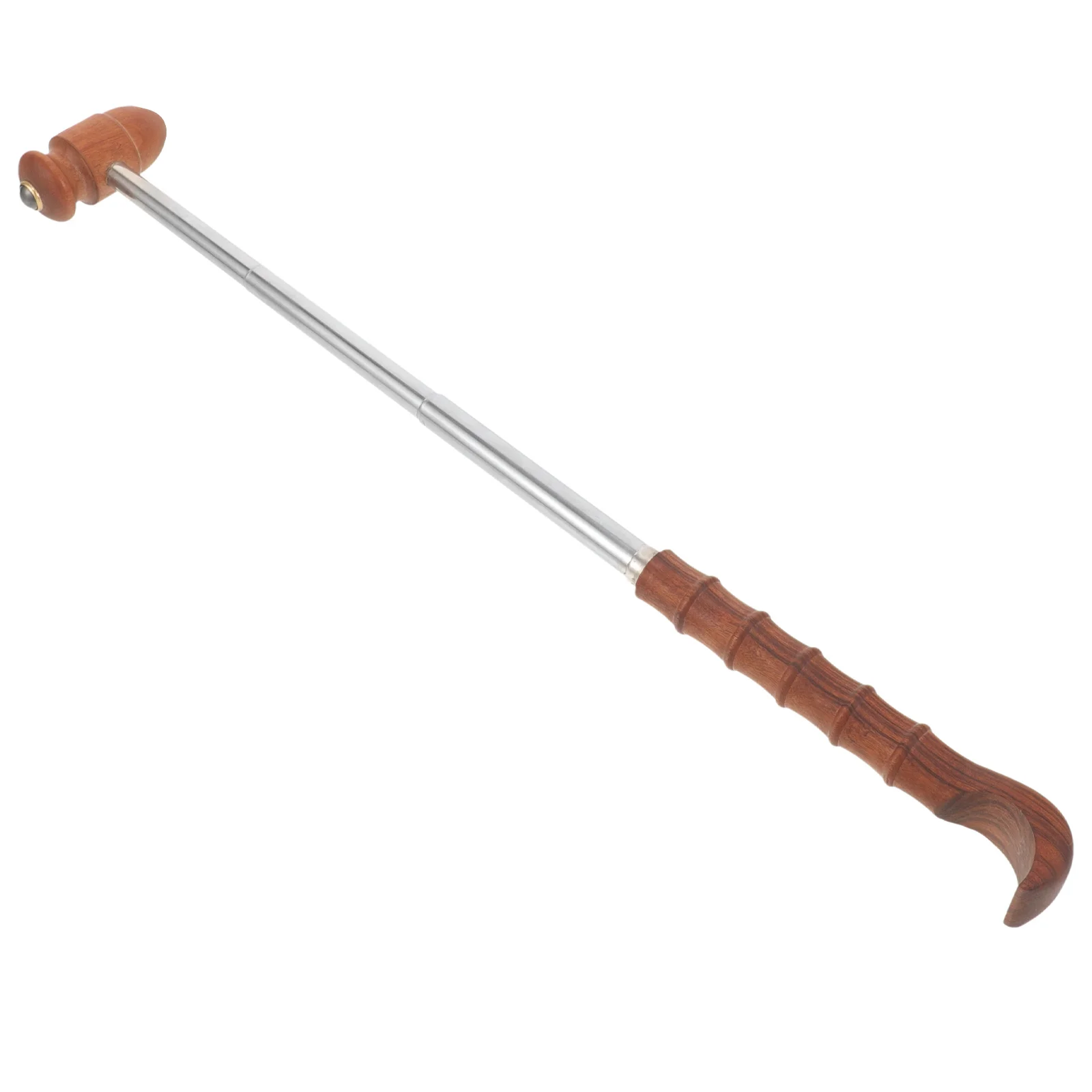 جهاز خدش خلفي متين قابل للتمديد من المعدن الخشبي المحمول لتخفيف الحكة للرجال والنساء هدية عملية لخدش الظهر