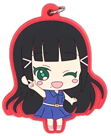 Love Live Sunshine Anime Lovelive Game Aqours Yoshiko Ruby Chika Hanamaru Dia Kanan Mari Cute PVC Keychain