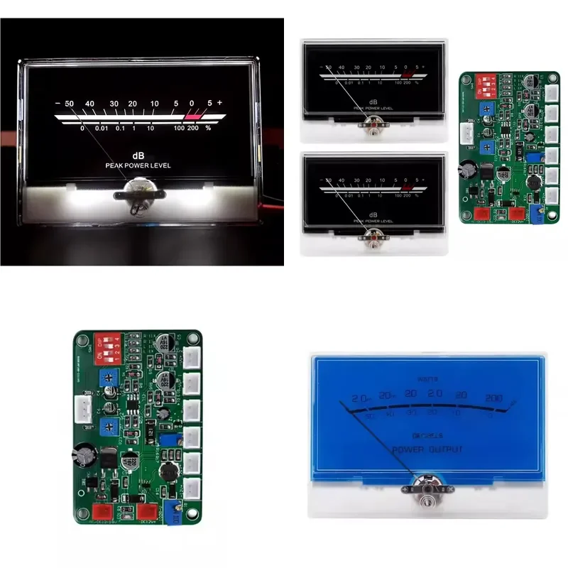 High Precision VU Level Meter Amplifier P-134 with Backlight Audio DB Meter for HiFi Stereo System