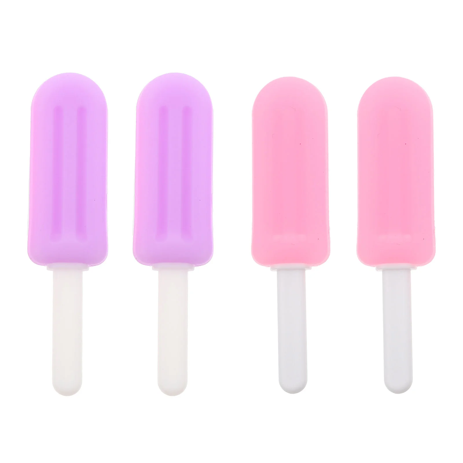 

4 Pcs Ice Cream Chew Stick Sturdy Tool Silicone Teether Affordable Jaw Exerciser Orthodontics Supply Food Grade Device Chewing