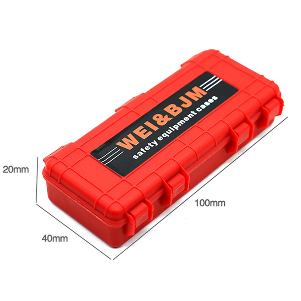 

New RC Car Storage Storage 3PCS Black/Red/Orange Box Decoration Decoration For 1/10 RC Crawler For TRX4 SCX10 D90