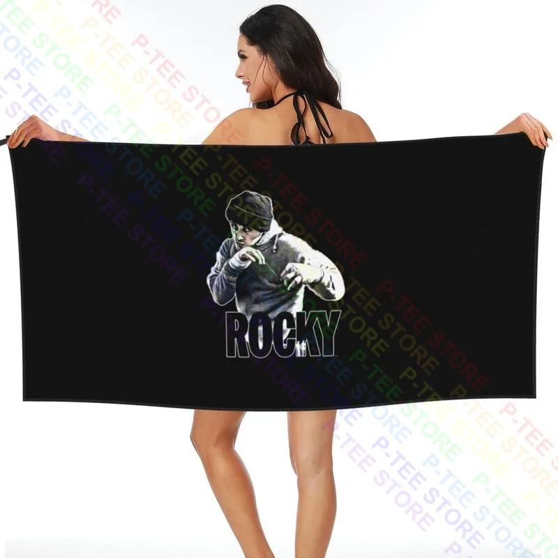 Rocky Balboa New Official Rocky 40Th Anniversary Quick dry Towel Soft Bathrobe Sports Towel