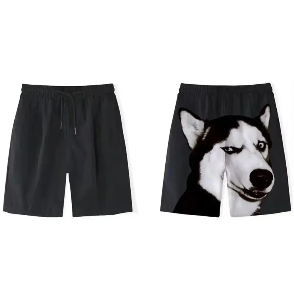 Funny Dog Shorts Casual Walking Home Sleepwear Creative Men Casual Shorts M-5XL