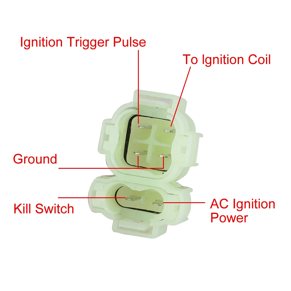 For 50cc 70cc 90cc 110cc 125cc 150cc Honda XR50 CRF50 Motorcycle Ignition Coil 6 Pin CDI Electric Cable Wire Harness