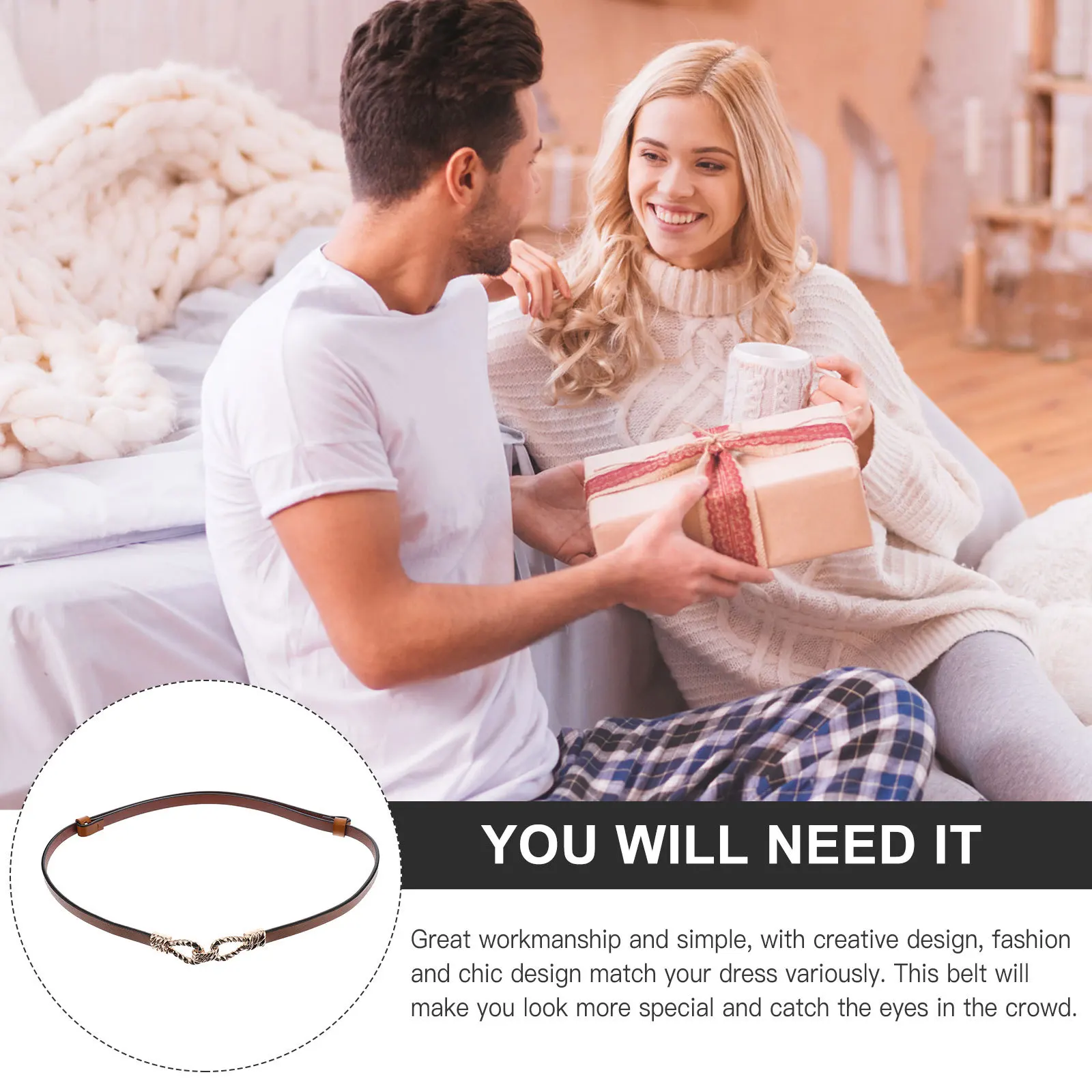 

1Pcs Slim Waist Belt Creative Buckle Women Casual Fashion Vintage Girdle Women Belt Vintage Girdle