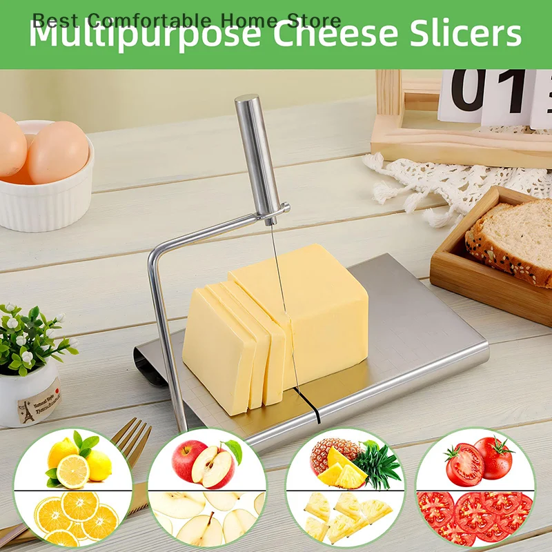 Stainless Steel Cheese Cutter, Home Foie Gras Cut, Baking Tools, Butter Knife, Cheese Splitter, Kitchen Accessories Tools