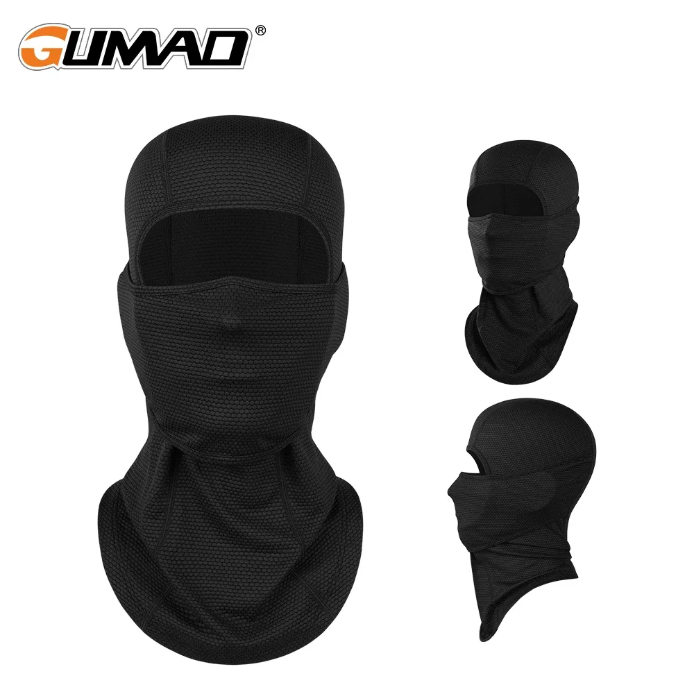 

Summer Breathable Balaclava Quick-drying Full Face Mask Scarf Men Sports Hiking Cycling Motorcycle Helmet Liner Elastic Hood Cap