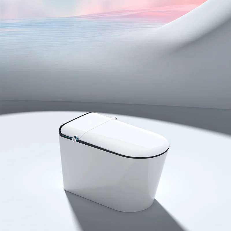 

Smart toilet integrated instant multi-function automatic flushing with water tank