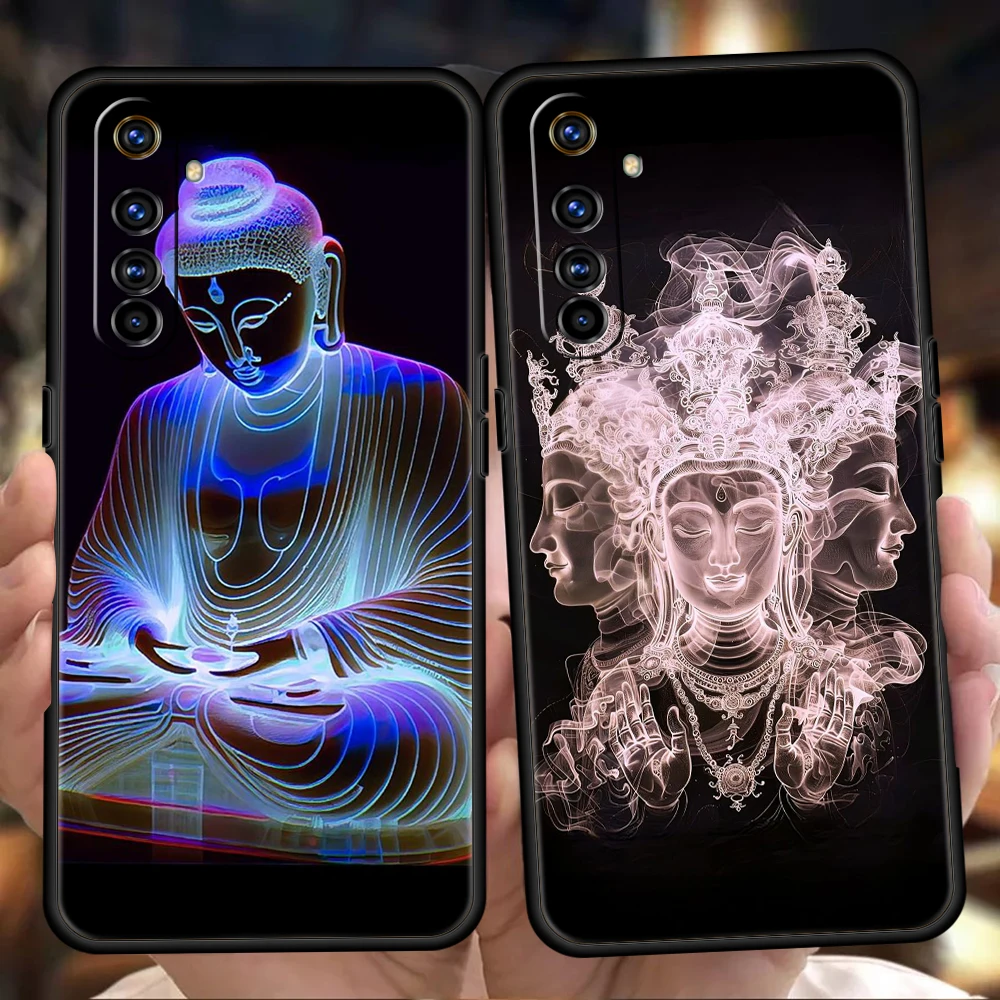 Shakyamuni Phone Case for Oppo A17 A12 A57 A74 A16 Find X5 X6 A52 A53 A54 A15 Reno 6 Z 7 Pro A9 2020 5G Silicone Shell Capas Bag