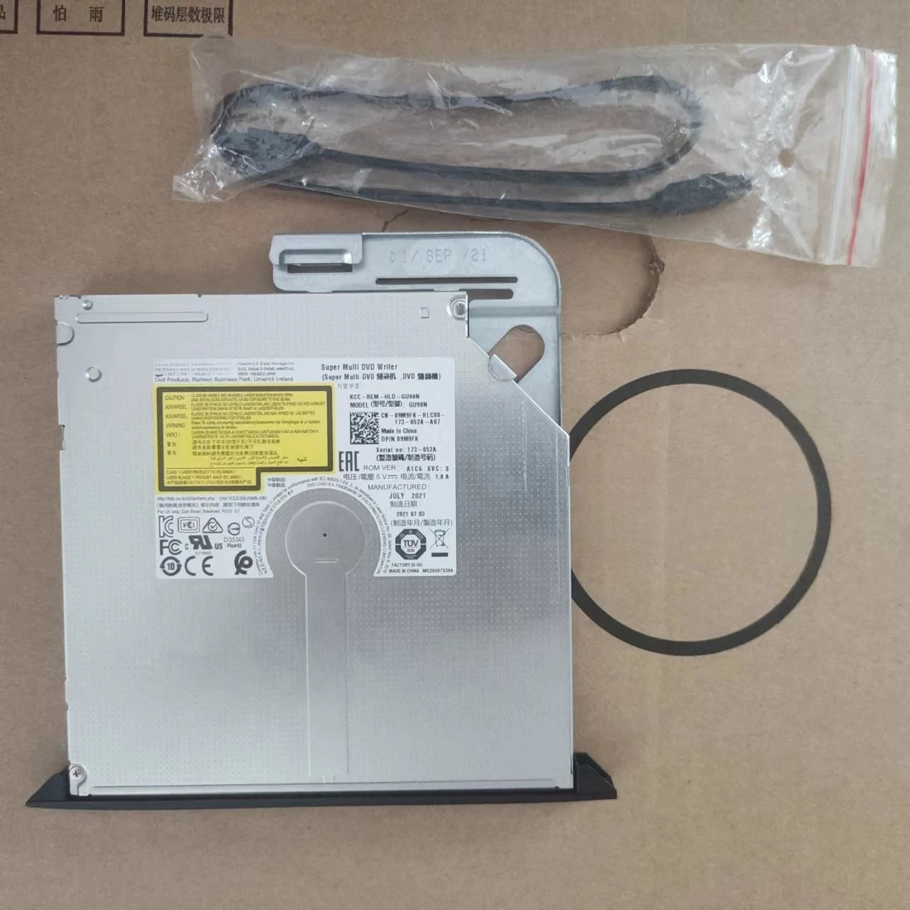 For DELL Tower Workstation T3660 T3680 Slim Internal DVDRW Optical Drive Full Set