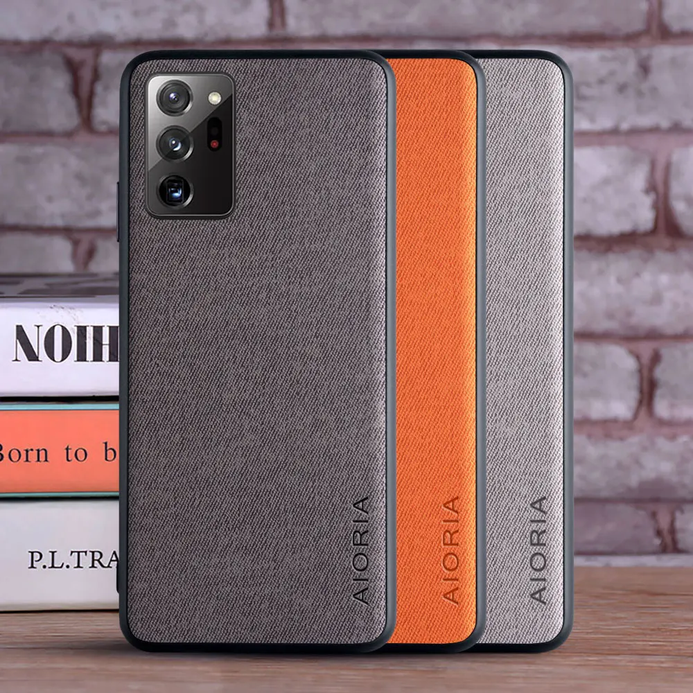 Textile Case for Samsung Galaxy Note 20 Ultra 20 10 Plus 10 Lite 10 9 for Galaxy Note 20 Ultra 20 10 Plus 10 Lite 10 9 Case