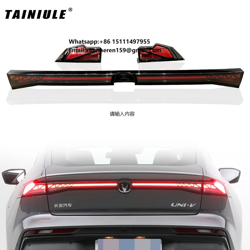 

Factory Direct Selling Middle Taillamp LED Streamer Through Taillight Rear Foglight Brakelight for Changan Uni-v