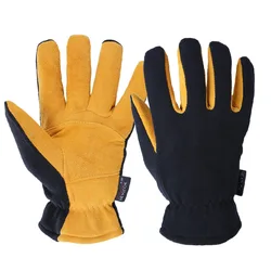 1pcs Deer Leather Gloves - Ultra-Warm, Anti-Slip & Wear-Resistant for Outdoor Sports & Cycling